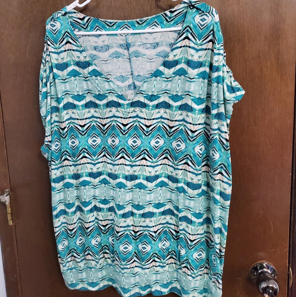 Lane Bryant Aztec Print Top Size 22/24